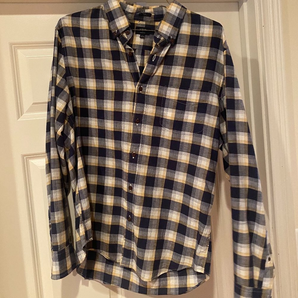 J Crew Midweight flannel shirt